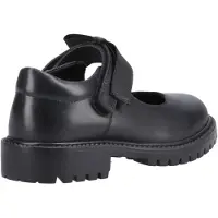 Hush puppies Astrid Schleife Leder Mädchenschuhe Schwarz