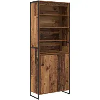 vidaXL Hohe Schränke Altholz 79 x 36 x 200 cm Holzwerkstoff