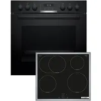 Bosch HND615LS62 Herdset XXL-Backofen 3D-Heißluft AutoPilot LCD-Display