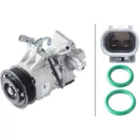 Hella 8FK 366 200-711 5SER09C Klimaanlage Klimakompressor PAG 46 R134a für TOYOTA Yaris Schrägheck (P9) für DAIHATSU CHARADE