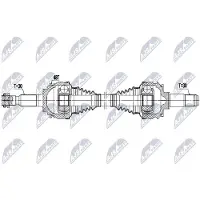 NTY NPW-TY-220 Antriebswelle Hinten Links für LEXUS LS (UCF30)