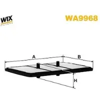 WIX FILTERS Luftfilter WA9968 für HYUNDAI Kona (OS) Filtereinsatz