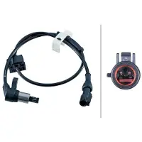 Hella ABS Sensor Raddrehzahl Vorne Rechts für FORD USA F-150 X Pickup 6PU 358 268-441