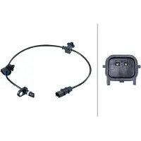 Hella Sensor Raddrehzahl 2-polig Hallsensor 550 mm Kabel für HONDA CIVIC