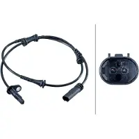 Hella Sensor Raddrehzahl 2-polig Hallsensor 970 mm Kabel für BMW 7er