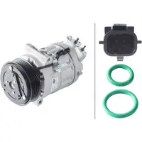 Hella 8FK 366 201-921 DCS-17IC Klimaanlage Klimakompressor PAG 46 YF R134a R1234yf für OPEL Vivaro B Combi (X82) Vivaro B Kastenwagen (X82)