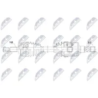 NTY NPW-NS-226 Antriebswelle Vorne Links für RENAULT Captur II für NISSAN Juke II (F16)