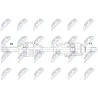 NTY NPW-MG-000 Antriebswelle Vorne Links für MG ZS SUV