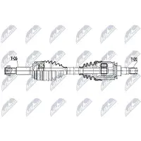 NTY NPW-TY-268 Antriebswelle Hinten Links Hinten Rechts für TOYOTA RAV 4 III (ACA3, ACE, ALA3, GSA3, ZSA3) für LEXUS NX (ZGZ1, AGZ1, AYZ1)