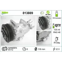 Valeo Kompressor, Klimaanlage RE-GEN - AT 813809