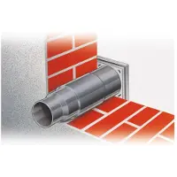 Helios TMK 100 Teleskop-Mauerkasten für Wanddurchführung, DN 100