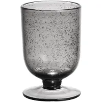TABLE PASSION Stielglas Gordes Bullé 25 cl grau x6 - Rund Glas