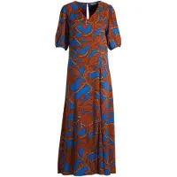 B.young Kleid BYJOSA mit Allover-Print Terra/Blau