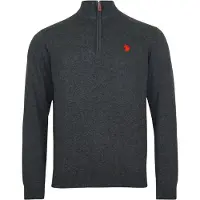 U.S. POLO ASSN. Pullover in grau für Herren, Größe: XL. US16487