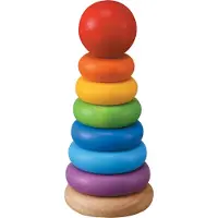 PlanToys Holzspielzeug Ring stapeln