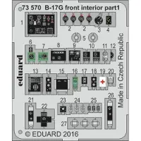 Eduard B-17G front interior for Airfix