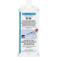 Weicon Easy-Mix N 50 | Epoxid-Klebstoff für Fertigungsprozesse | 50 ml | leicht gelblich, klar
