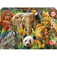 Educa Puzzle: Tiere 500 Stücke