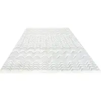 Vente-unique Matratzenauflage Topper - 140 x 190 cm - Memory Schaum - 1 Zone - Stärke 5 cm - Aloe Vera-Bezug - ANTASSE von NATUREA