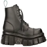 New rock Kampfplattformstiefel aus veganem Leder – TANKMILI083-VS2