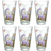 Leonardo Wasserglas Bambini Avventura Dino 300 ml (6er Set)