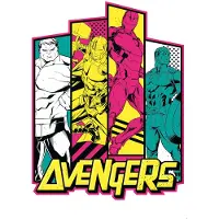 Komar Vliestapete "Digitaldruck Vlies - Avengers Flash - Größe 200 x 280 cm" bedruckt glatt Kinderzimmer