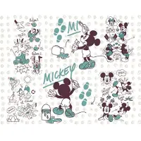 Komar Vliestapete "Digitaldruck Vlies - Mickey and Friends - Größe 350 x 280 cm" bedruckt glatt Kinderzimmer