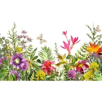 Living Walls Fototapete "Designwalls Motley Flowers" glatt Vlies, Wand, Schräge, Decke