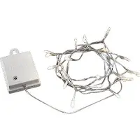 Konstsmide 3722-103, Girlande, Kunststoff, Transparent, 0,19 m