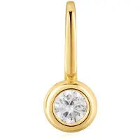 Ania Haie - CHARM - BEZEL SET - gold