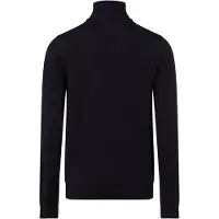 HUGO Rollkragenpullover aus Merinowolle mit Logo-Stickerei Grösse M