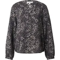 s.Oliver Blouses Grey/black Größe: 46 | Longsleeves Outlet | Damen | Grau
