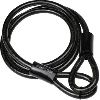 Stahlex Stahlseil mit Schlaufen - 2 Meter x 12 mm - plastifiziert
