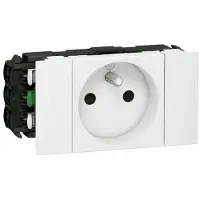 Legrand 077103L MSC Link 3xSteckdose F/B Std, DLPClip erhöhter Berührungsschutz Farbe: Ultraweiß