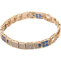 NAEMI Women Bracelet in Rose Gold Navy | Gr.: onesize