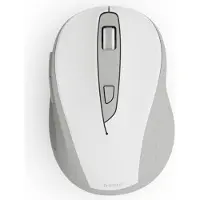 Hama Funkmaus WM-400, optisch, 6 Tasten, Funk, weiß
