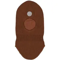 Viking Alv Schlupfmütze Merinowolle, Dark Brown, 46