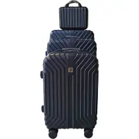 NTK Hartschalenkoffer 4er-Set Mabell Blau