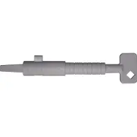 ABUS B8 – 1-Zylinder Kunststoff, Weiss