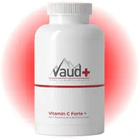 Vaud Vitamin C Forte | Tabletten Hochdosiert 1000 mg Hagebutte & Citrus Bioflavonoiden 90 St Oblongtabletten