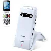 Brondi Amico Favoloso, Klappgehäuse, Dual-SIM, 7,11 cm (2.8"), 1,3 MP, 800 mAh, Weiß