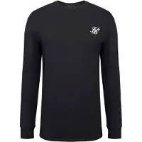 SikSilk Langarmshirt Essentials Long Sleeve T-Shirt
