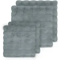 Aspero 4 Kissenbezüge aus Fellimitat 2x 45x45 cm, 2x 60x60 cm Milan - 9864