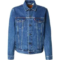 Levi's für Herren. 72334-0772 Truckerjacke indigoblau (L), Lässig, Baumwolle, Denim