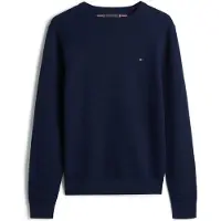 Tommy Hilfiger Rundhalspullover "SEASONAL STRUCTURE" mit Struktur, Rundhals, regular fit
