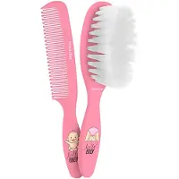 Beter Baby Brush And Comb Set Pink 1 St