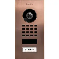 DoorBird D1101V, Gebürsteter Stahl, IP65, Edelstahl, Tasten, Senkrecht, Outdoor