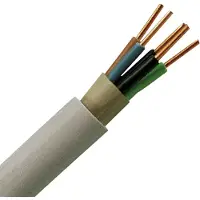 Kopp Mantelleitung NYM-J 5 G 2.5 mm² Grau 153210846 10 m