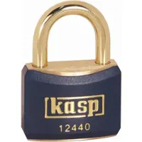 Kasp K12440BLUD Hængelås 40 mm Forskellige Gyldengul Nøglelås
