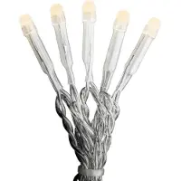 Konstsmide Feierliche LED Lichterkette IP20 transparentes Kabel 10 Dioden